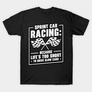 Sprint Car Dirt Track Racing T-Shirt